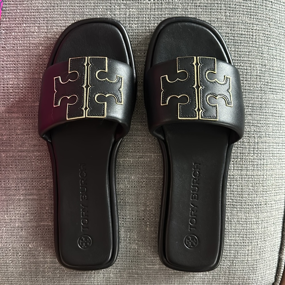 Like new!!! Tory Burch Double T Sport Slide Sandals!! 🩴